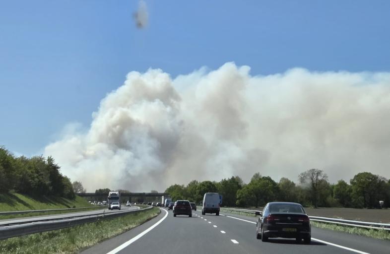 Incident natuurbrand Geuzendijk Weert
